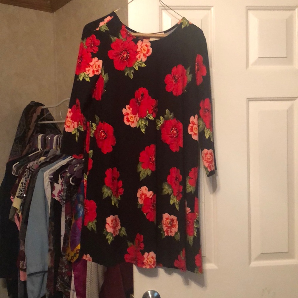 Floral pattern dress